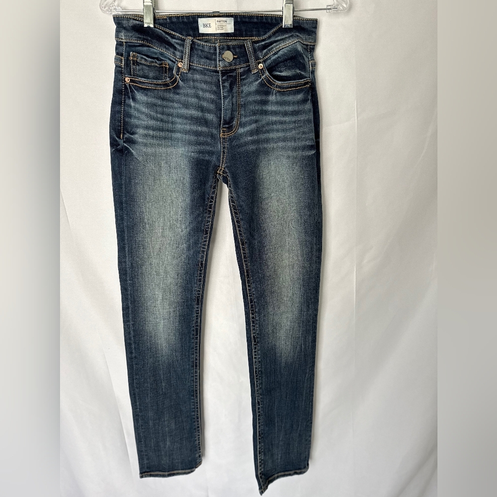 BKE Payton Straight Leg Dark Wash Jeans